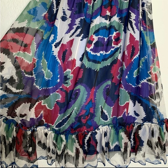 Forever 21 Silk Strapless Floral Dress - Picture 4 of 7